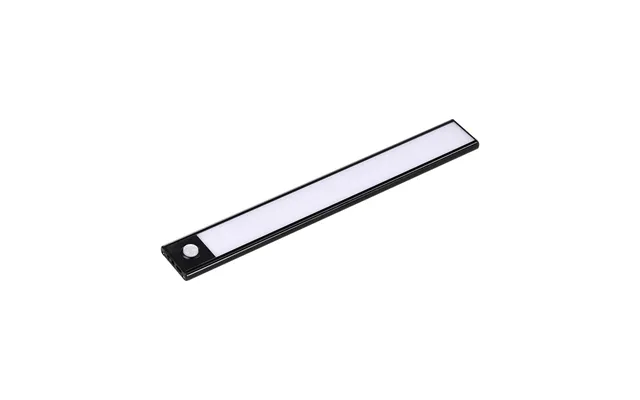 2w Skabslampe - Led, Pir Sensor, 4000k, Sort, Ip20