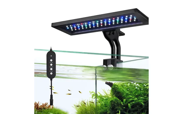 30 Cm Akvarie Lampe - 18w Led, Rgbw, Timer