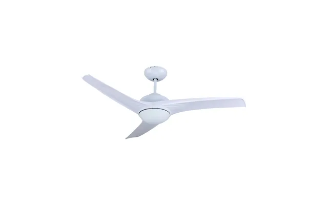35w Led Loftventilator - Rf Kontrol, 3 Vinger, Dc Motor, Hvid