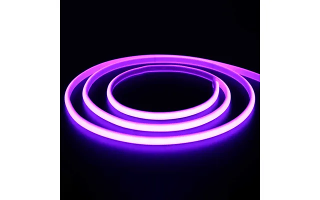5m 11,5w M Lilla Neon Cob Strip - 230v, Ip67 Vandtæt, 288 Led, Kan Klippes For Hver 10cm