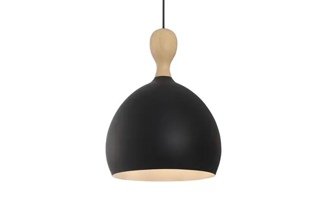 Halo Design - Dueodde Pendel Metal Træ Ø30cm E27 Sort