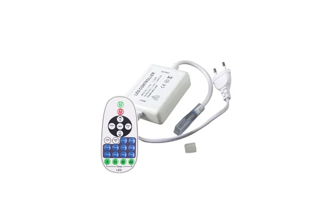 Rf Trådløs Timer Dæmper Med Fjernbetjening - Inkl. Endeprop, Til 230v Type Z , Memory Funktion, 