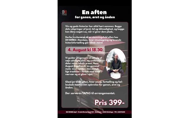 En Aften For Ganen - Øret Og Ånden 4.august Kl. 18.30 2026