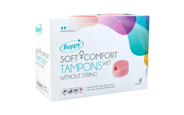 Beppy Soft Comfort Tampons Wet 8 Units