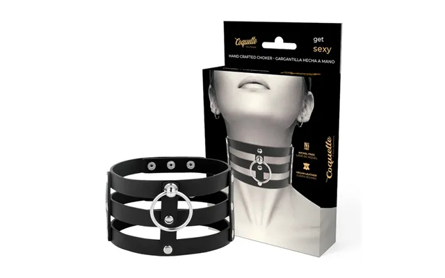 Coquette Accessories Coquette Chic Desire - Fetish Style Vegan Leather Choker