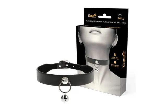 Coquette Accessories Coquette Chic Desire - Vegan Leather Necklace Woman Accessory Rattle Hoop