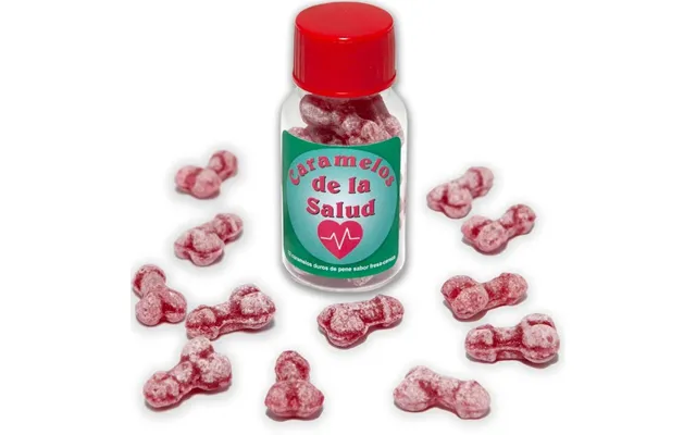 Diablo Picante 12 Health Candies Penis Shape Strawberry Cherry