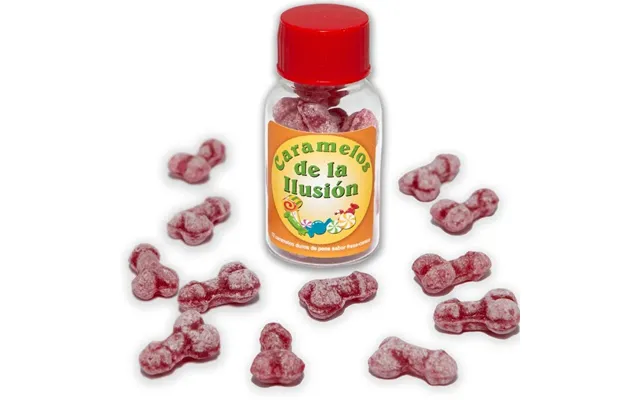 Diablo Picante 12 Penis-shaped Illusion Candies Strawberry Cherry