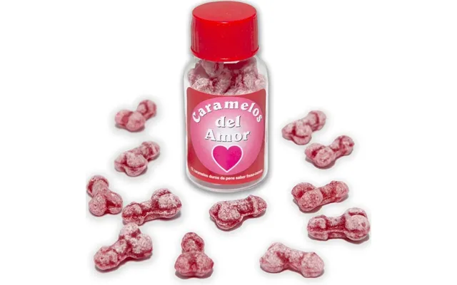 Diablo Picante 12 Penis-shaped Love Candies Strawberry Cherry
