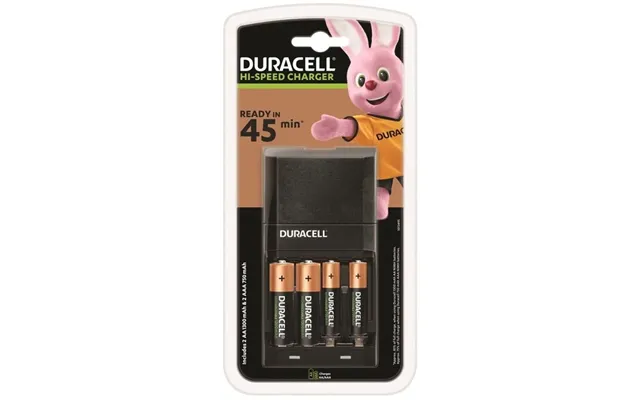 Duracell Charguer 45min. 2xaa 1700mah 2xaaa 750mah