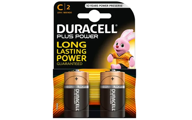 Duracell Plus Power Battery C Lr14 2 Units
