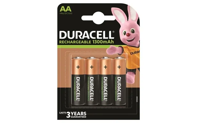 Duracell Rechargeable Battery Hr6 Aa 1300mah 4 Unit