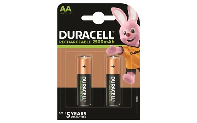 Duracell Rechargeable Battery Hr6 Aa 2500mah 2 Unit