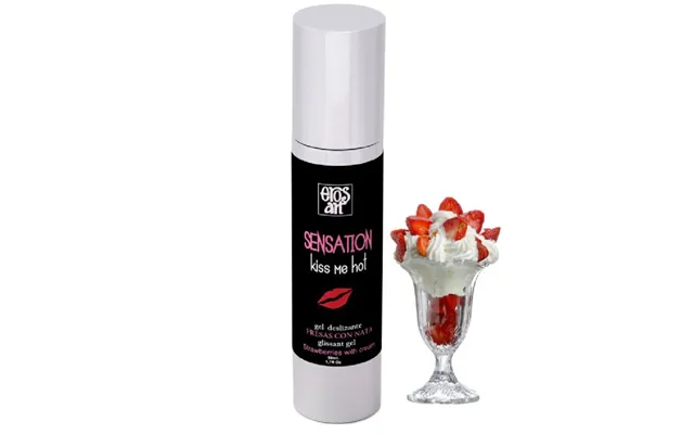 Eros-art Sensattion Natural Lubricant Strawberries With Cream 50 Ml
