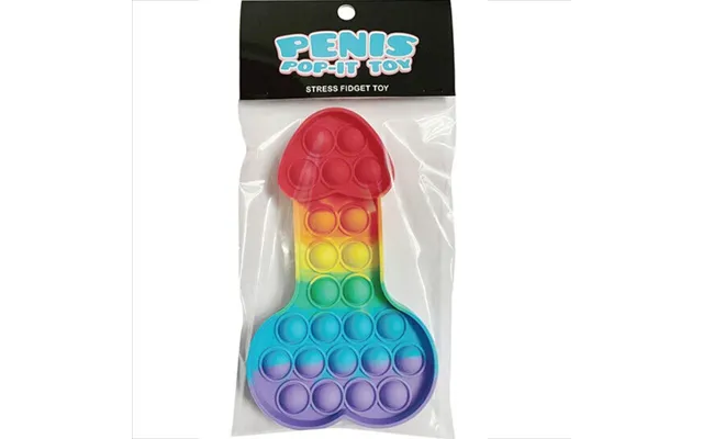 Kheper Games Multicolor Pop-it Penis Anti-stress Toy