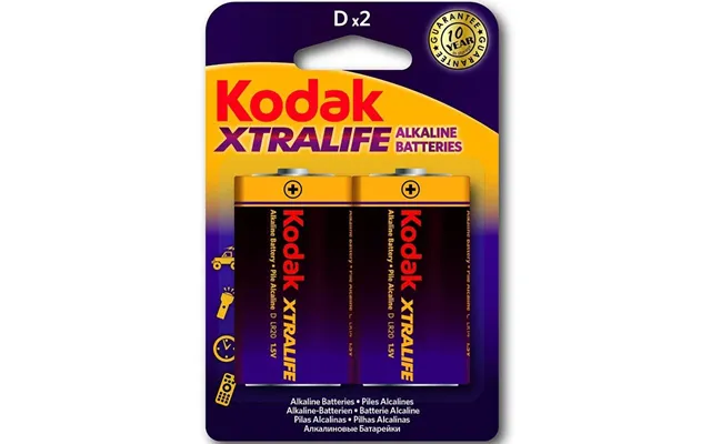 Kodak Xtralife Alkaline Batteries Lr20 D Lr20 1.5v