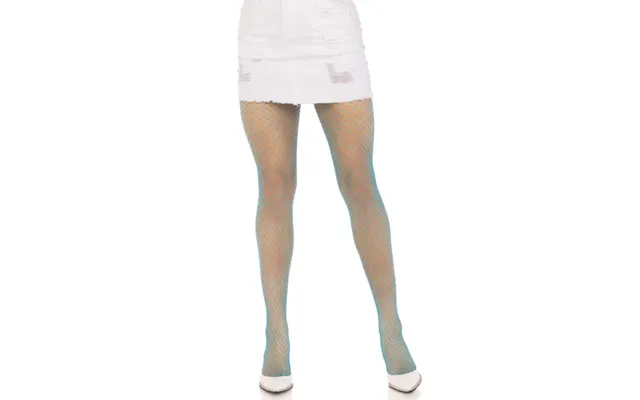 Leg Avenue Hosiery Leg Avenue - Lycra Fishnnet Pantyhose Blue