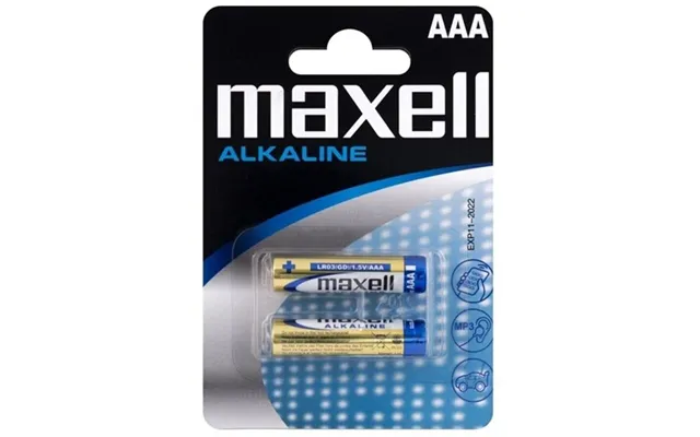 Maxell Alkaline Battery Aaa Lr03 Blister * 2