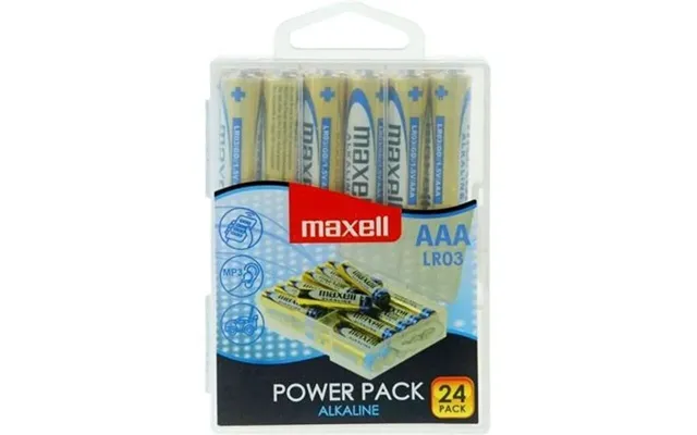 Maxell Alkaline Battery Aaa Lr03 Pack * 24 Batteries