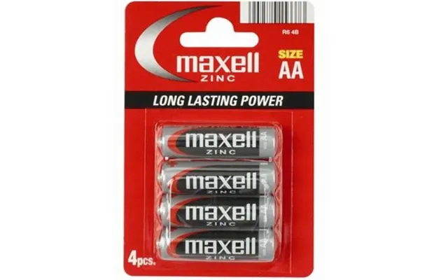 Maxell Pila Salina Manganeso Aa R6 * 4 Units