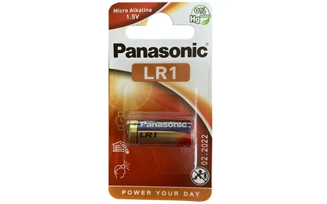 Panasonic Alkaline Battery Lr1 1.5v Blister 1 Pack