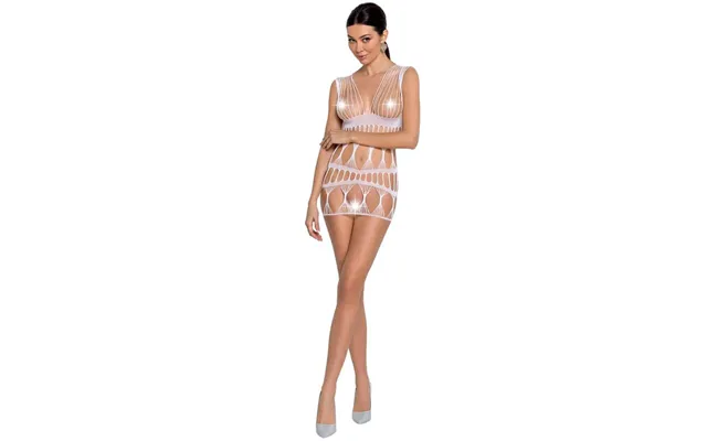 Passion Woman Passion - Woman Bs089 White Bodystocking One Size