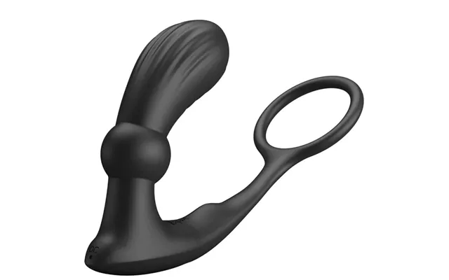 Pretty Love Bottom Pretty Love - Warren Black Anal Ring & Vibrator