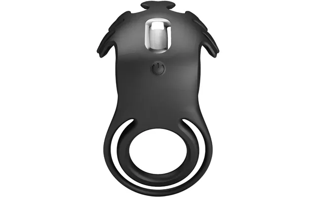 Pretty Love Male Pretty Love - Ruben Vibrator Ring 7 Vibrations Black Silicone