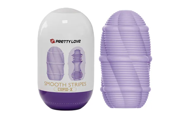 Pretty Love Male Pretty Love - Smooth Stripes Cupid Masturbator Egg