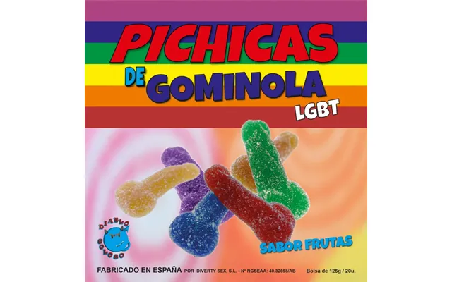 Pride Gummy Penis Fruits With Sugar Lgbt