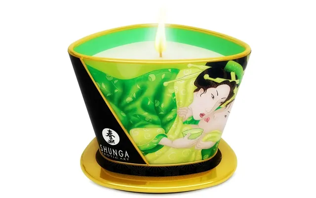 Shunga Candles Shunga - Mini Caress By Candelight Massage Candle T Green 170 Ml