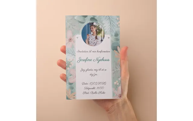 Indbydelse Til Konfirmation - Design 10