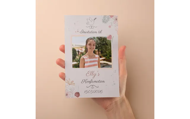 Indbydelse Til Konfirmation - Design 12