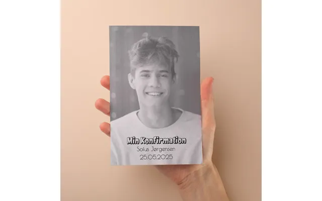 Indbydelse Til Konfirmation - Design 5