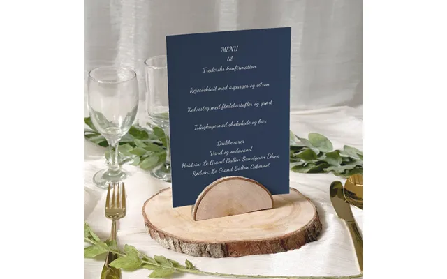 Menukort Til Konfirmation - Design 1