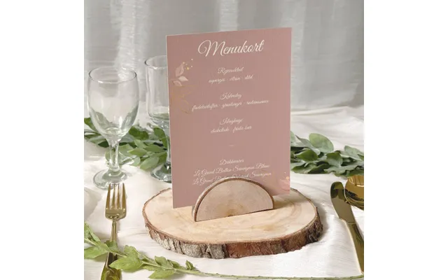 Menukort Til Konfirmation - Design 3