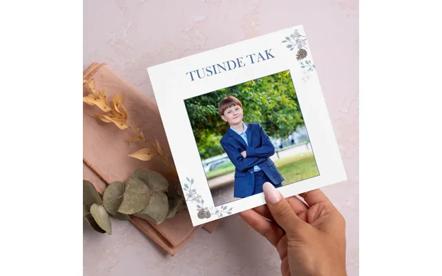 Takkekort Til Konfirmation - Design 6