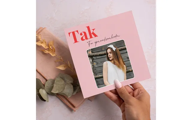 Takkekort Til Konfirmation - Design 7