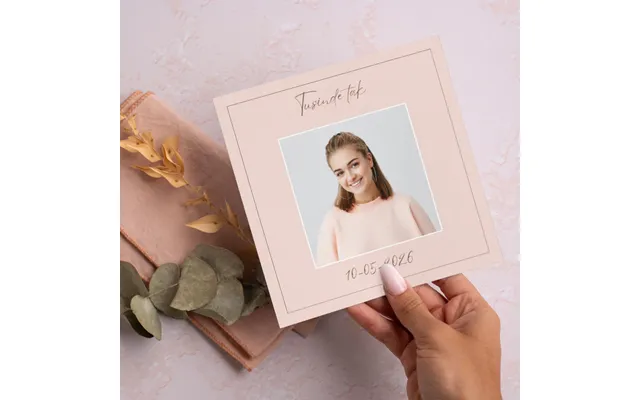Takkekort Til Konfirmation - Design 9