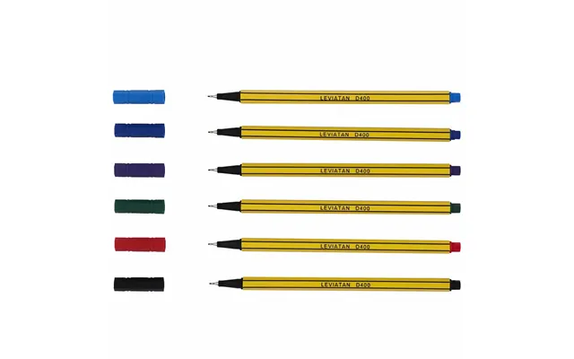 Fineliner Sæt Leviatan D400 - 6 Farver