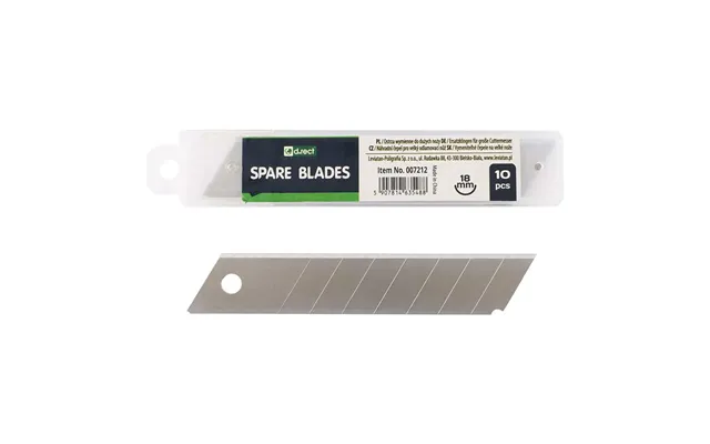 Hobbyknivblade 18mm - Pakke Med 10 Stk.
