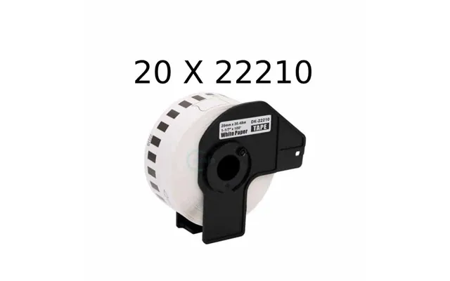 Rabatpakke - 20 Stk Brother Dk22210 Etiketter Kompatibel 2.9cm X 30