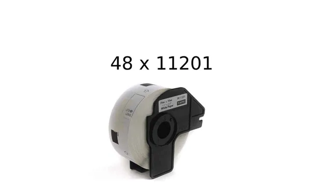 Rabatpakke - 48 Stk Brother Dk11201 Adresseetiketter Kompatibel 400 Stk 29 X 90mm