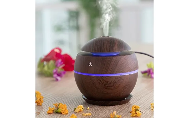 Mini Luftfugter Med Mulighed For Aroma Mørk Valnød