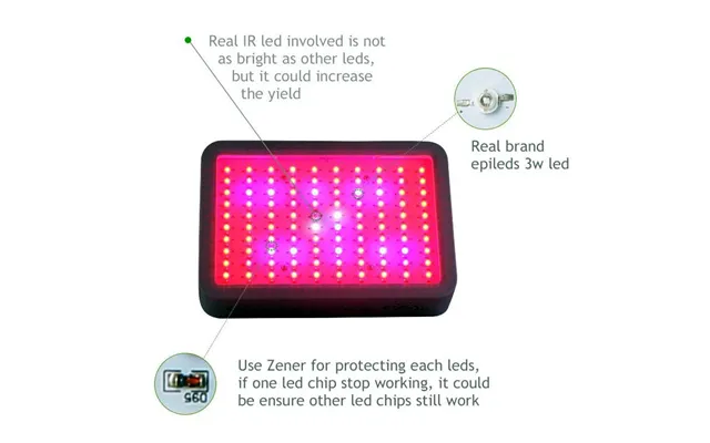 - 300 Watt Led Plante Lys