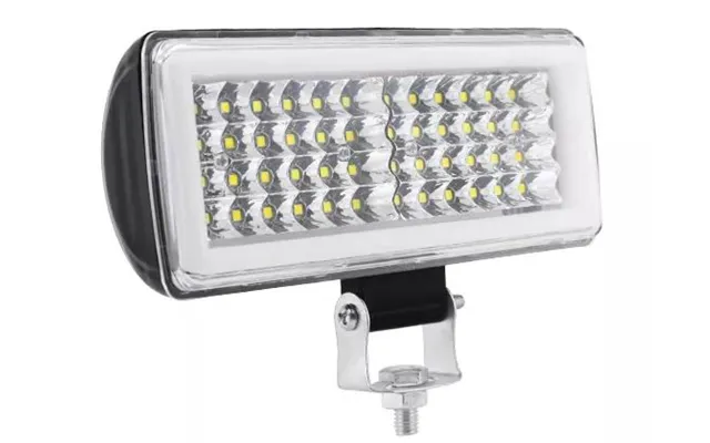 - 48 Watt Led Projektører Med Halo Og Blitzblink 12 24 Volt