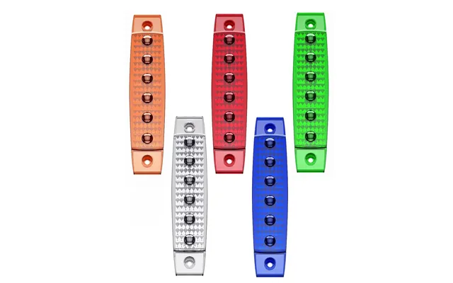- 6 Led Markeringslygte, 12 24v