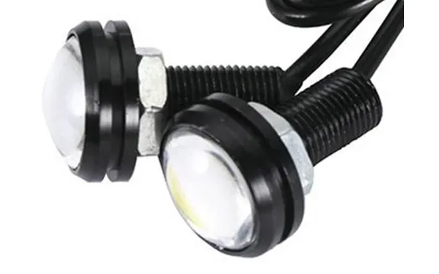 Eagle Eye Led Lampe, Aluminium Eller Sort,12volt, Sæt Med 2 Stk