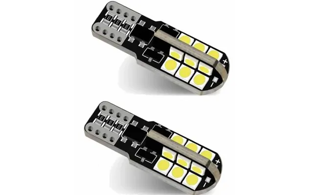 T10 W5w Canbus Led Pære - Sæt Med 2 Stk.