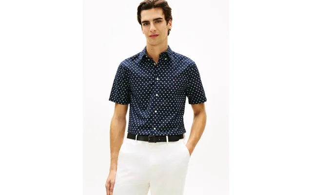 Flex Poplin Prt Rf Bd S S